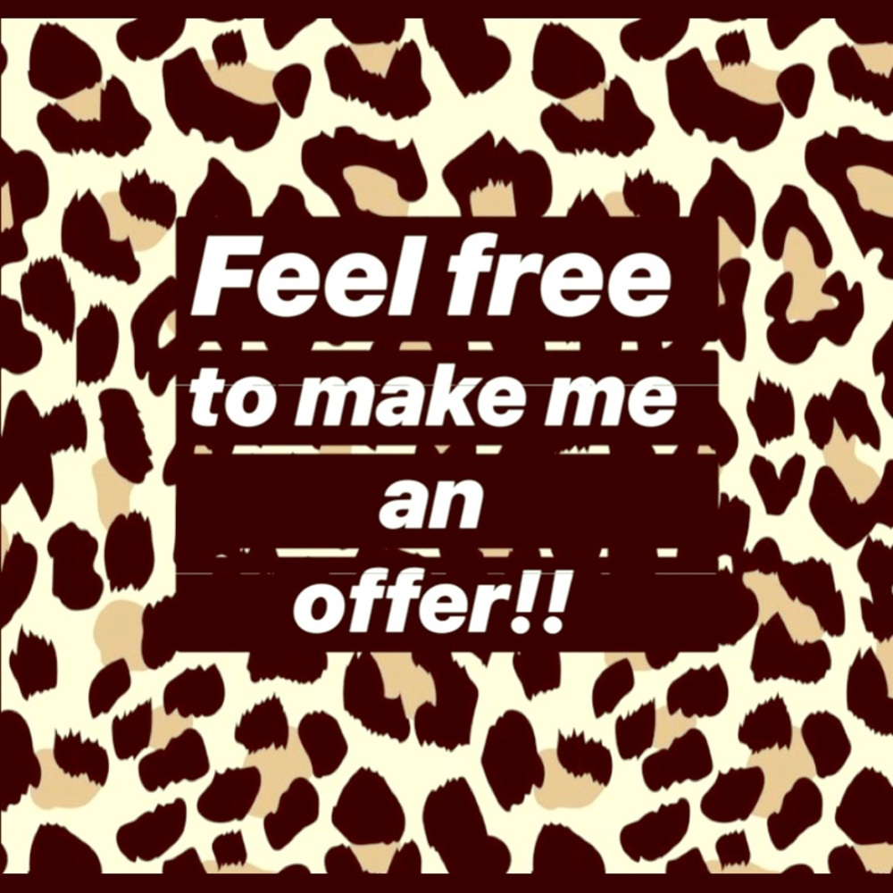 Feel free to make me an offer!